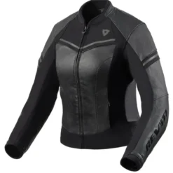 Giacca Donna In Pelle Revit Median Ladies Nero Antracite
