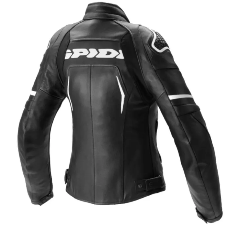 Giacca Donna in Pelle Spidi Evorider 2 Lady Nero Bianco
