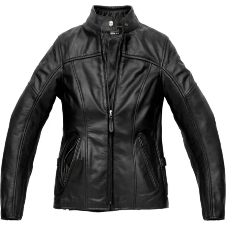 Giacca Donna in Pelle Spidi Mack Lady Nero