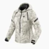 Giacca Donna In Tessuto Flare 3 H2O Ladies Camo Grigio Bianco