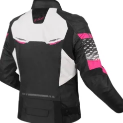 Giacca Donna in Tessuto Ls2 Apex Nero Bianco Rosa