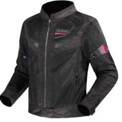 Giacca Donna in Tessuto Ls2 Garda Air Nero Rosa