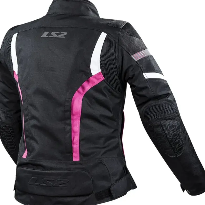 Giacca Donna in Tessuto Ls2 Gate Nero Rosa