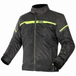 Giacca Donna In Tessuto LS2 Riva Nero Neon Giallo