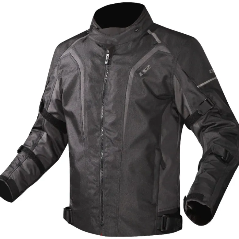 Giacca Donna In Tessuto LS2 Sepang Nero Grigio Scuro
