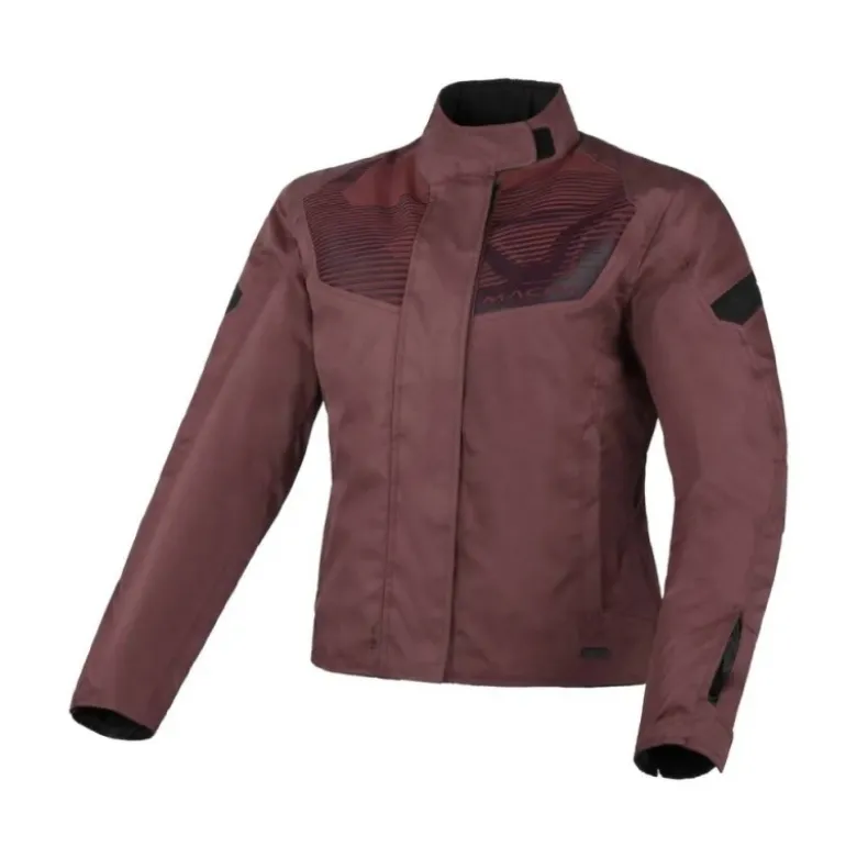 Giacca Donna In Tessuto Macna Dromica Rosso Scuro