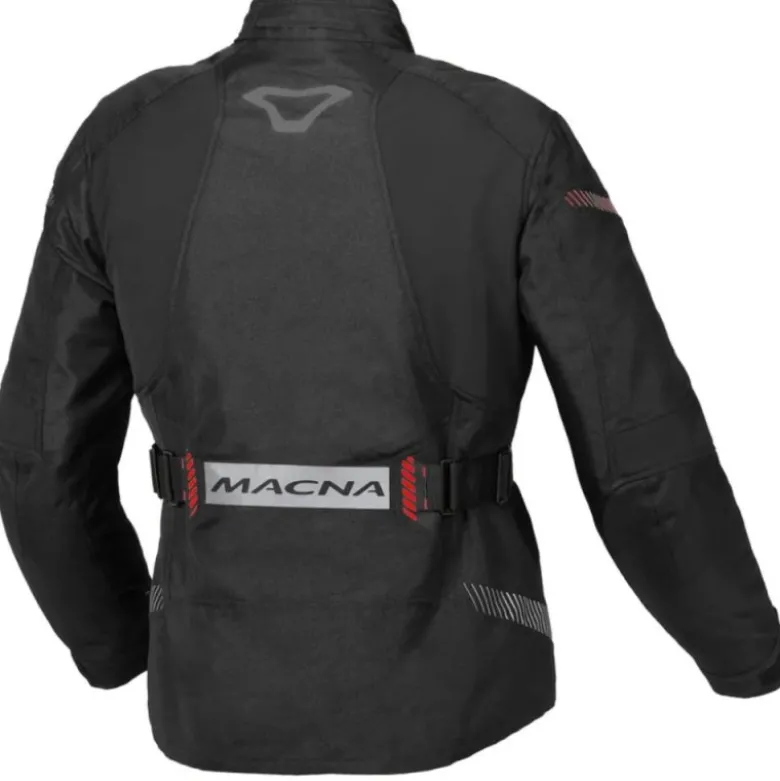 Giacca Donna In Tessuto Macna Nivala Nero Rosso