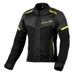 Giacca Donna In Tessuto Macna Orcano 2.0 Black Night Eye Fluo Giallo