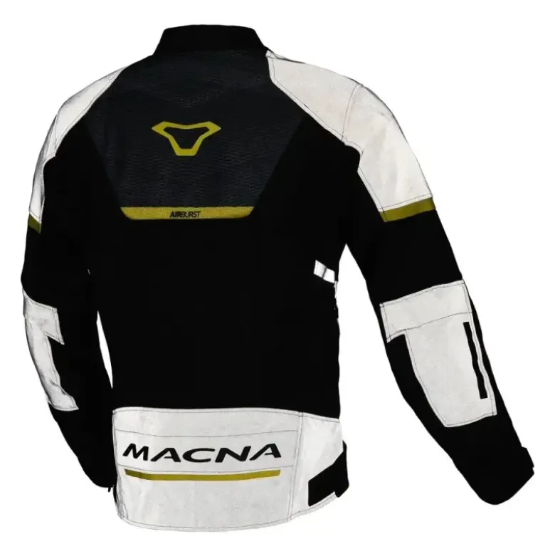 Giacca Donna In Tessuto Macna Orcano 2.0 Black Night Eye Fluo Giallo