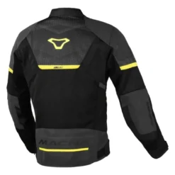 Giacca Donna In Tessuto Macna Orcano 2.0 Black Night Eye Fluo Giallo