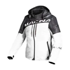 Giacca Donna In Tessuto Macna Racoon Nero Bianco