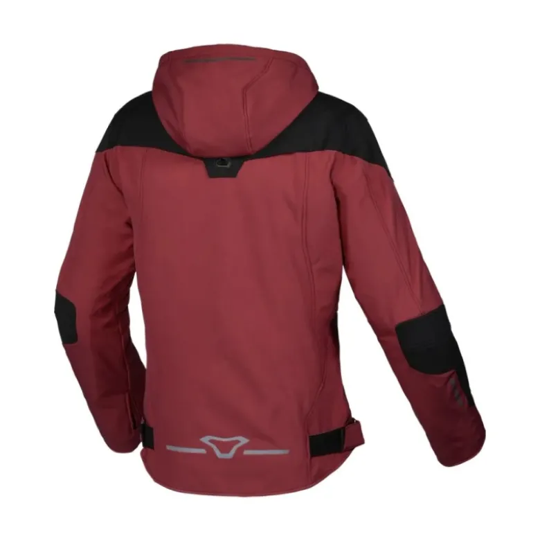 Giacca Donna In Tessuto Macna Territor Rosso Nero
