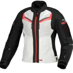 Giacca Donna In Tessuto Macna Tondo Grigio Rosso