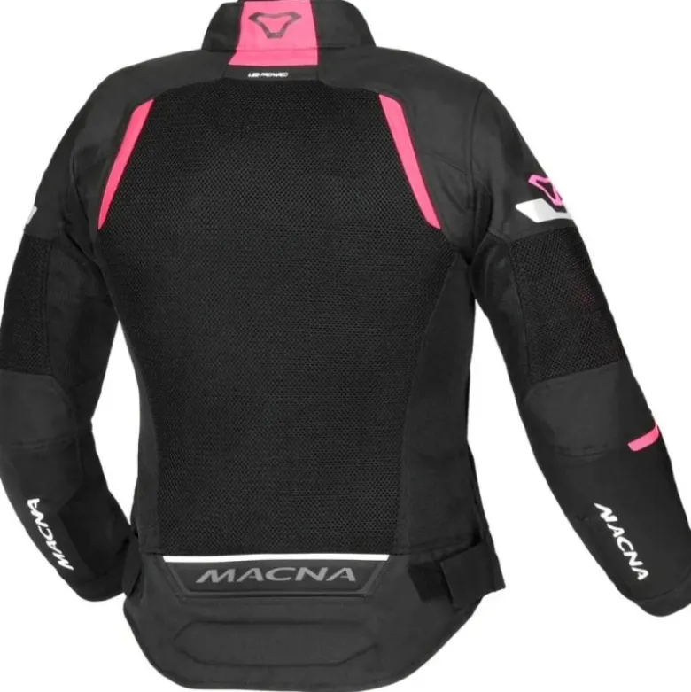 Giacca Donna In Tessuto Macna Tondo Nero Rosa