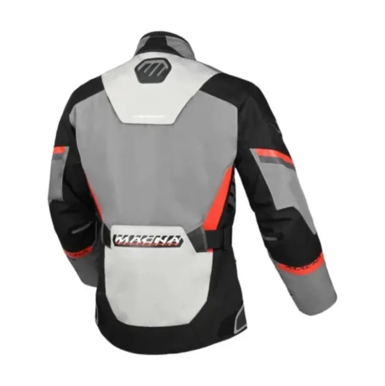 Giacca Donna in Tessuto Macna Zastra Grigio Rosso