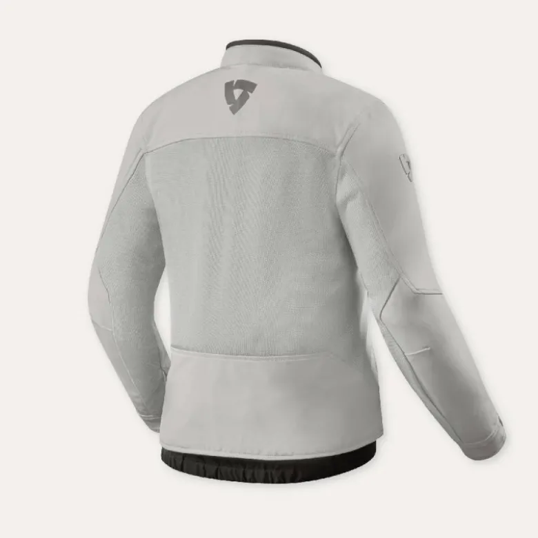 Giacca Donna In Tessuto Revit Highcrest H2O Argento