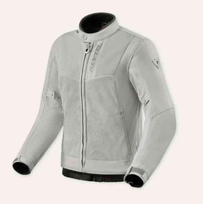 Giacca Donna In Tessuto Revit Highcrest H2O Argento
