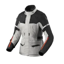 Giacca Donna In Tessuto Revit Outback 4 H2O Argento Nero