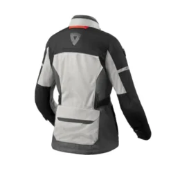 Giacca Donna In Tessuto Revit Outback 4 H2O Argento Nero