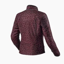 Giacca Donna In Tessuto Revit Shade H2O Rosso Leopardato
