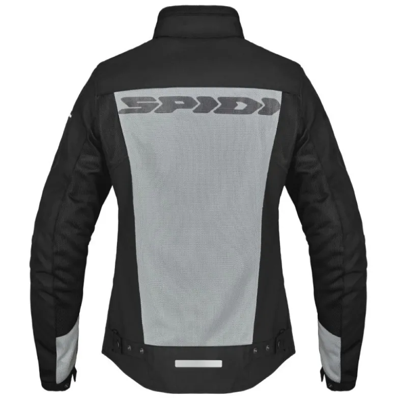 Giacca Donna In Tessuto Spidi Corsa Net Windout Lady Grigio Nero