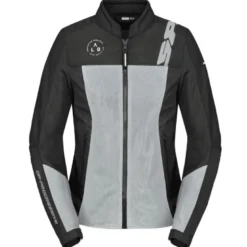 Giacca Donna In Tessuto Spidi Corsa Net Windout Lady Grigio Nero