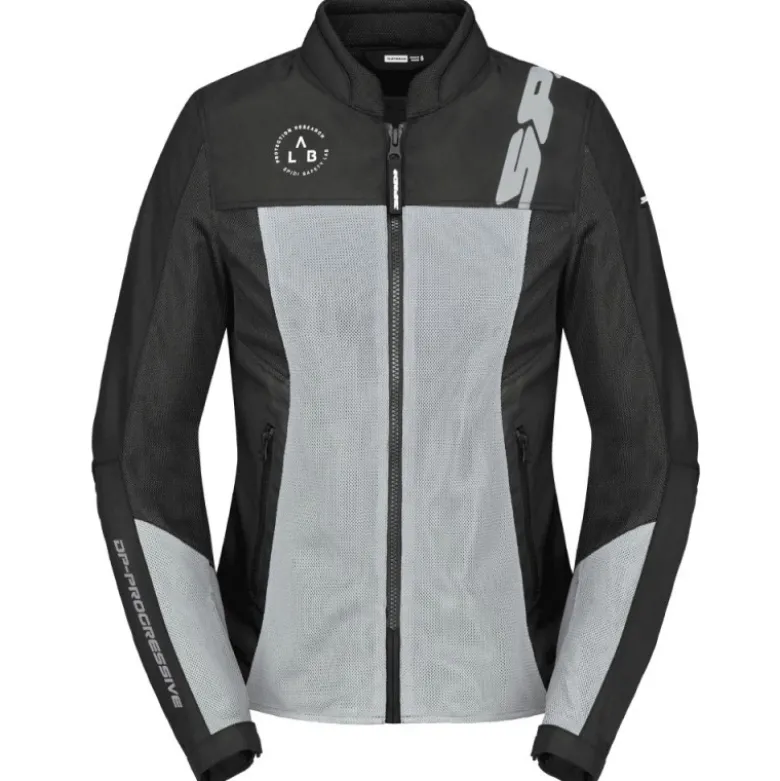 Giacca Donna In Tessuto Spidi Corsa Net Windout Lady Grigio Nero