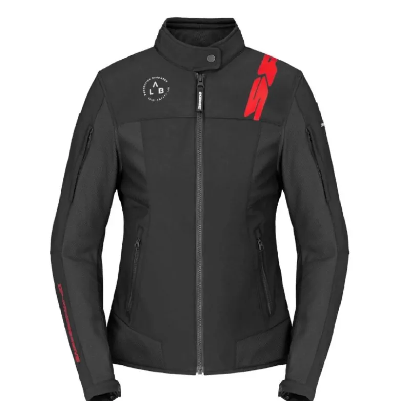 Giacca Donna In Tessuto Spidi Corsa Tex Lady Rosso