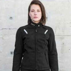 Giacca Donna in Tessuto Spidi Ellabike Nero Profondo