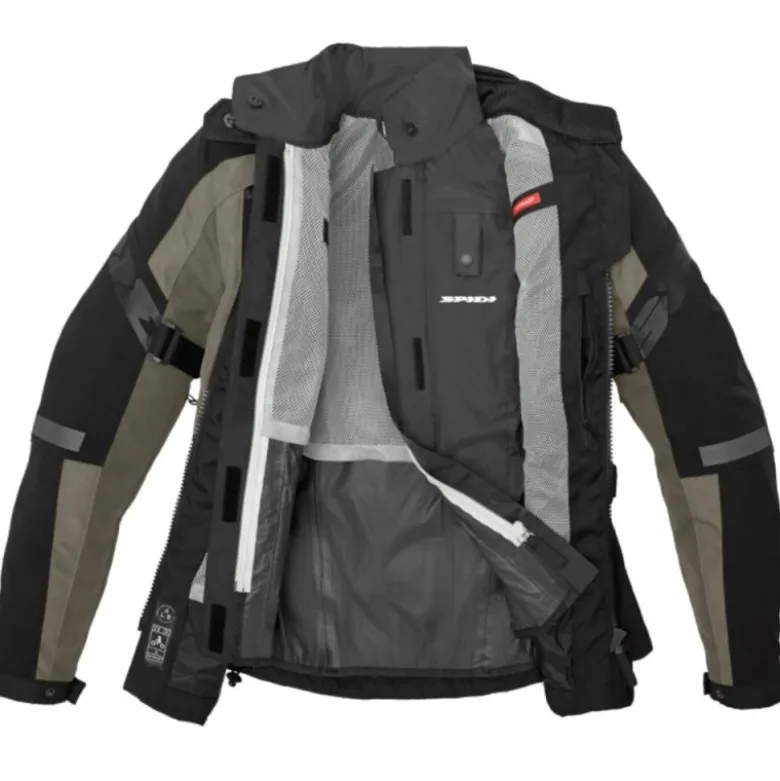 Giacca Donna in Tessuto Spidi H2Out 4 Season Evo Lady Militare