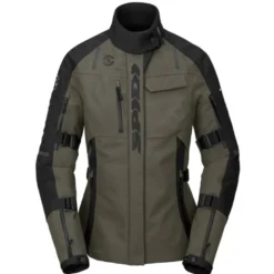 Giacca Donna In Tessuto Spidi H2Out Tour Evo 2 Lady Militare