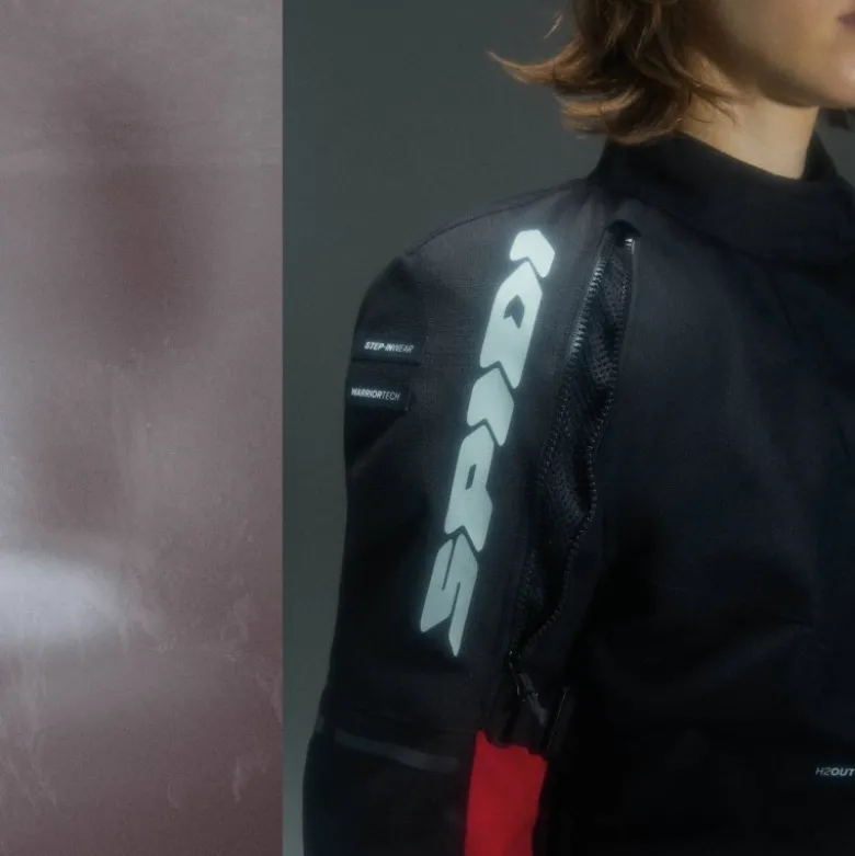 Giacca Donna In Tessuto Spidi Ridemaster Lady Rosso