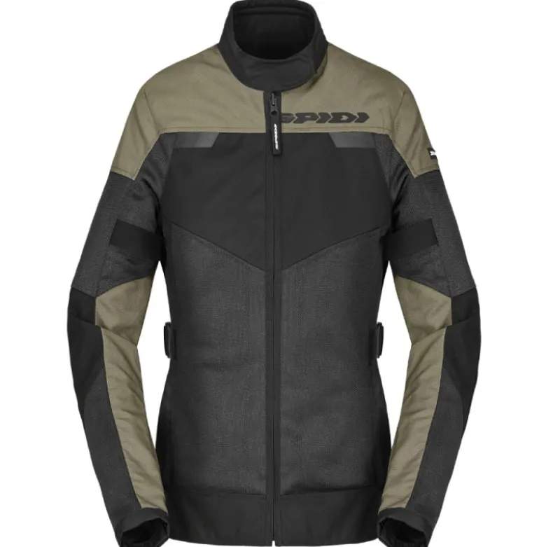 Giacca Donna In Tessuto Spidi Tour Net Lady Verde Militare