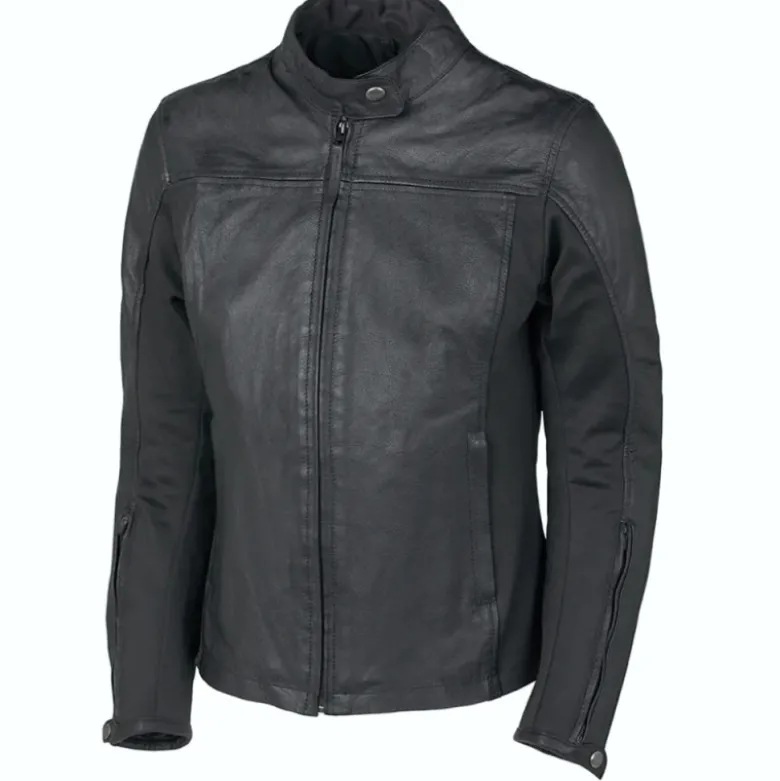 Giacca in Pelle Donna OJ Beast Lady Nero