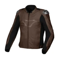Giacca In Pelle Macna Aviant Air Marrone Nero