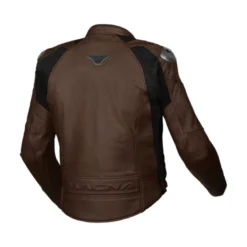 Giacca In Pelle Macna Aviant Air Marrone Nero