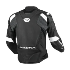Giacca In Pelle Macna Blitz Nero Bianco