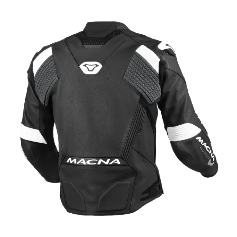 Giacca In Pelle Macna Blitz Nero Bianco