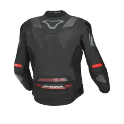 Giacca In Pelle Macna Pointer Nero Rosso