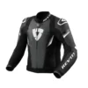 Giacca In Pelle Revit Control Nero Bianco