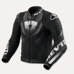 Giacca In Pelle Revit Hyperspeed 3 Air Nero Bianco