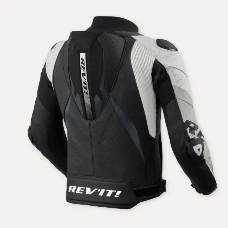 Giacca In Pelle Revit Hyperspeed 3 Pro Nero Bianco