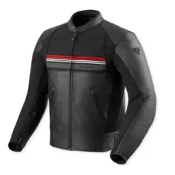Giacca In Pelle Revit Mile 2 Nero Rosso
