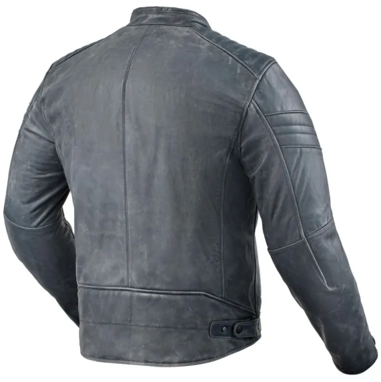 Giacca In Pelle Revit Restless Blu