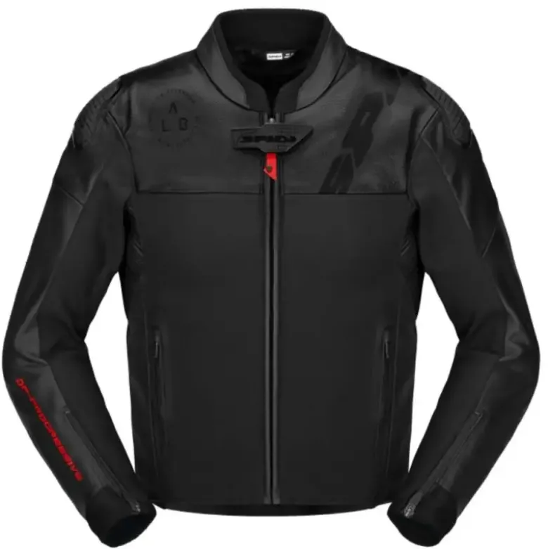 Giacca in Pelle Spidi Dp Progressive Hybrid Perforated Nero