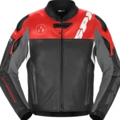 Giacca in Pelle Spidi Dp Progressive Leather Rosso