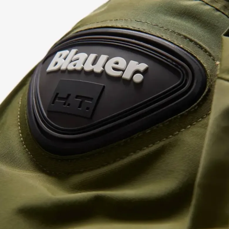 Giacca In Tessuto Blauer Ethan Verde