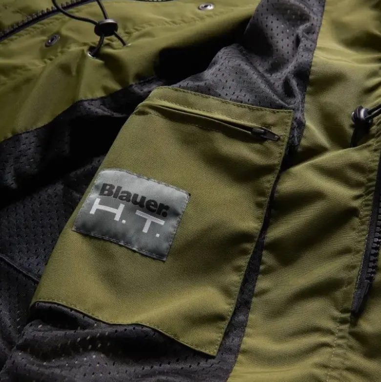 Giacca In Tessuto Blauer Ethan Verde