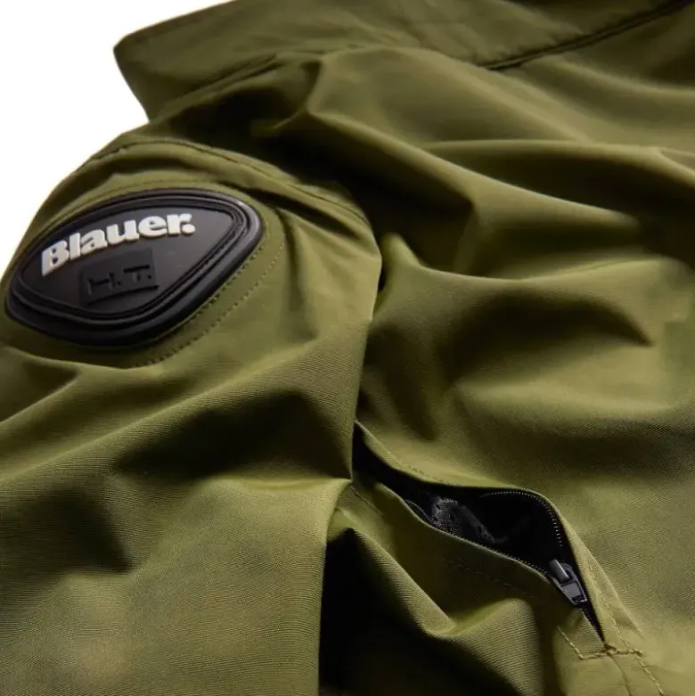 Giacca In Tessuto Blauer Ethan Verde