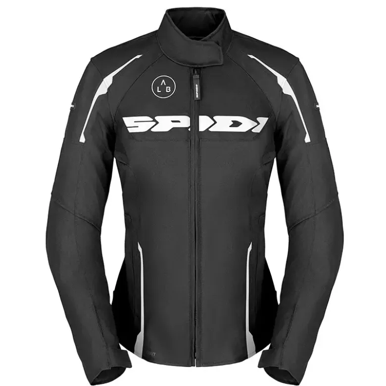 Giacca in Tessuto Donna Spidi Dragon Lady H2Out Nero Bianco